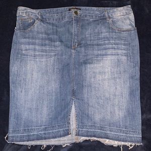 Who What Wear Denim Skirt - 20